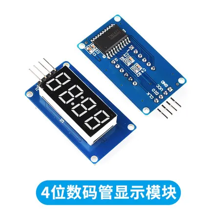 TM1637 Modul Tampilan LED UNTUK Arduino 7 Segmen 4 Bit 0.36 Inci Jam Anoda Merah Paket Papan Driver Empat Seri Tabung Digital