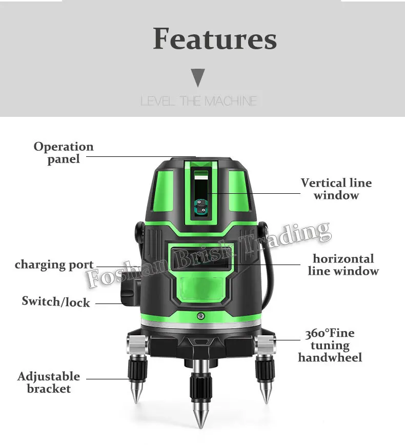 2/3/5 Lines Laser Level Waterproof Construction Tools High Precision Erramientas De Construccion Green Light Nivel Laser