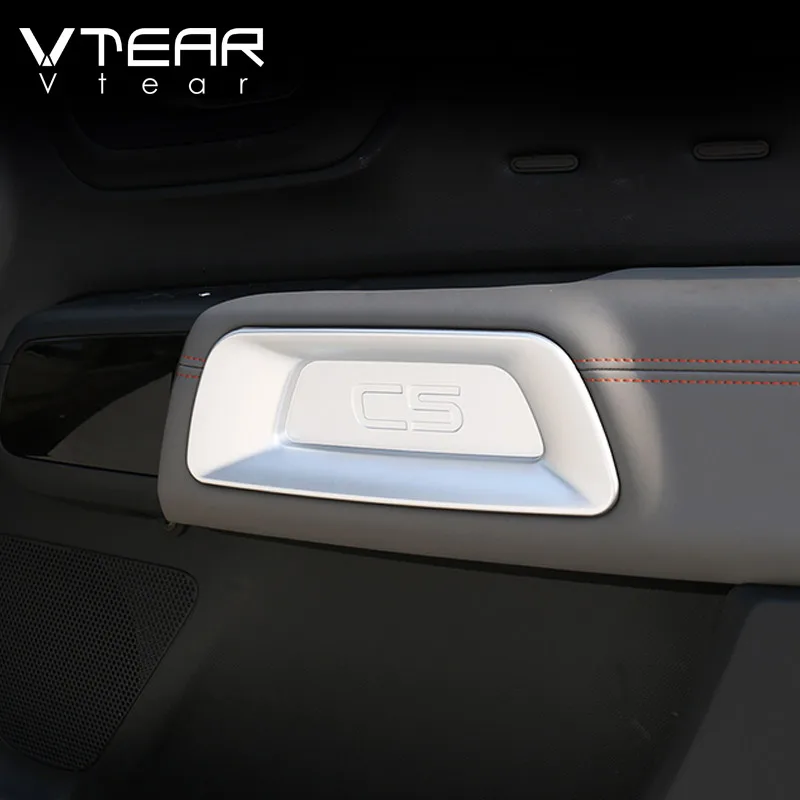 Vtear Car Inner Door Handle Storage Box Cover Interior Door Armrest Panel Trims Decoration Accessories For Citroen C5 Aircross