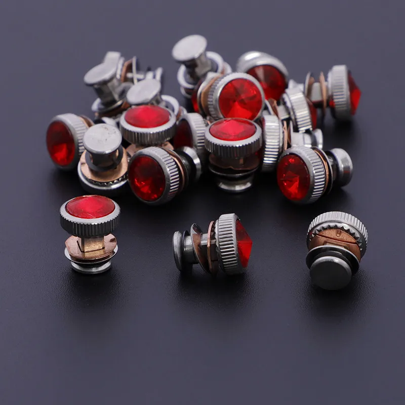 10pcs/Lot Gem New Bearing Screws With Rhinestone For Hair Scissors Repair Assemble Parts Professional Hairdressing Accessories