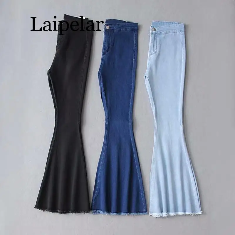 

2019 Summer Flare Jeans Boyfriend Jeans For Women Skinny Jeans Woman Stretch High Waist Denim Jean Wide Leg Mom Jeans