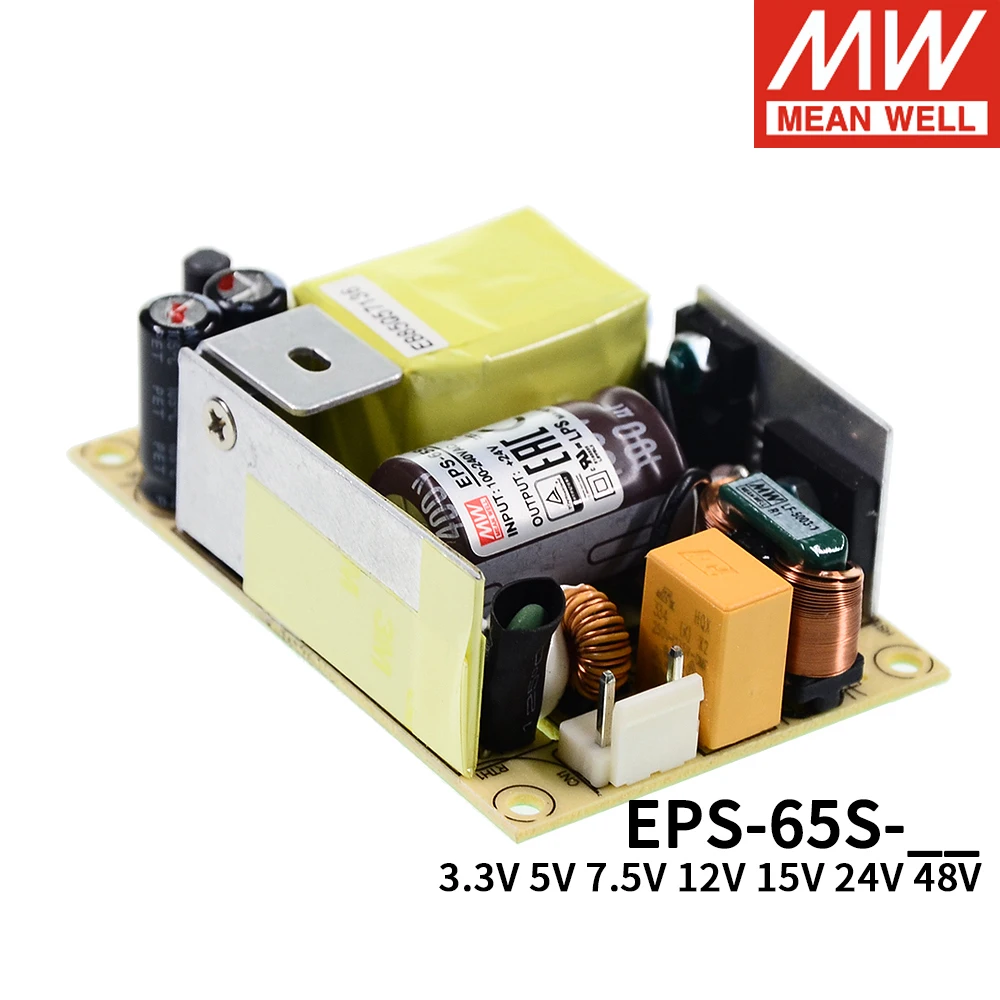 Mean Well EPS PCB Type Single Output Power Supply EPS-15/25/35/45/65W 3.3V 5V 7.5V 12V 15V 24V 27V 36V 48V Meanwell Driver