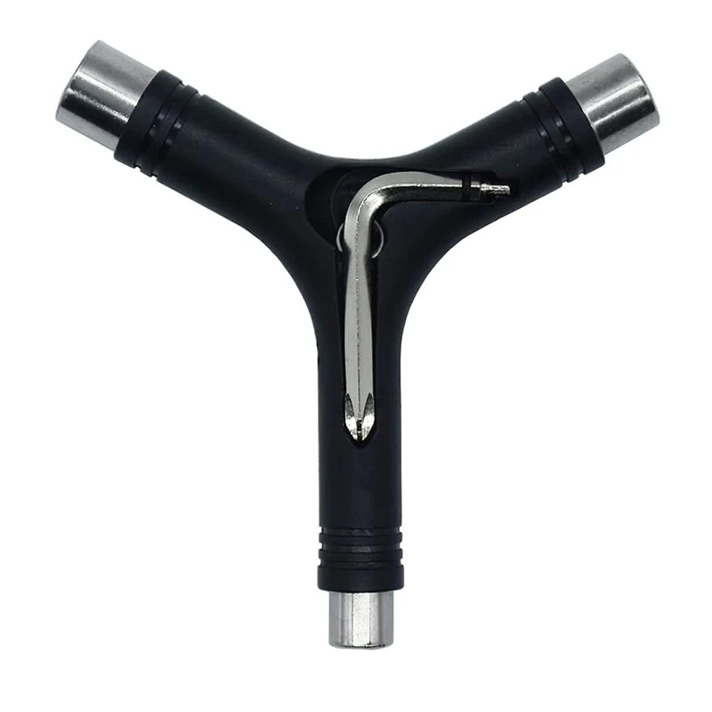 All-In-One Multifunctionele Draagbare T-Tool & Y-Tool Voor Skateboard, all-In-One Skate Gereedschap Set Van 2 Pcak