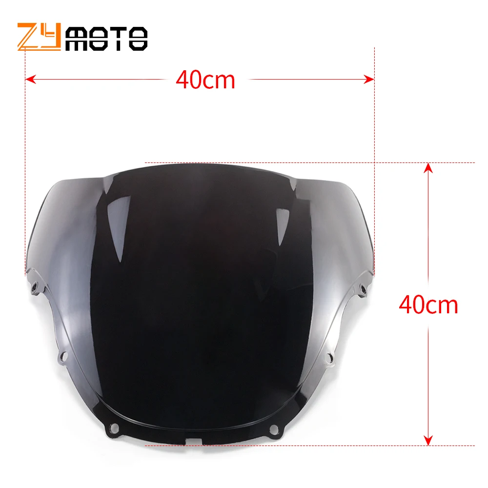 New Motorcycle Double Bubble Windshield Windscreen Fairing For HONDA CBR600 F4 1999 2000 CBR 600 CBR600F4 99 00 Accessories