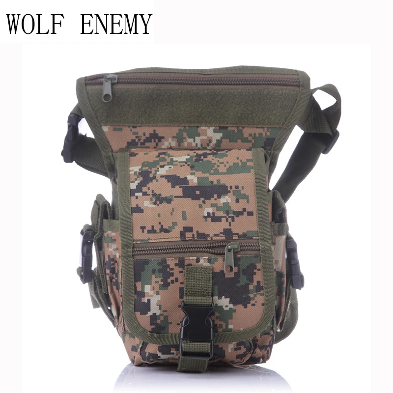 Tactical Drop Leg Bag Adjustable Outdoor Sport Accessories Belt Bag  Hunting Waist Packs Molle Leg Pouch Hiking Cycling Bag