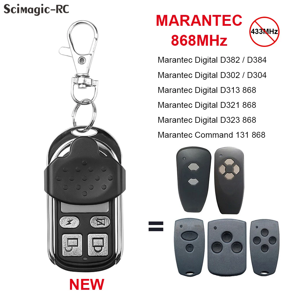 MARANTEC D302 D304 868 868MHz Garage Remote Control