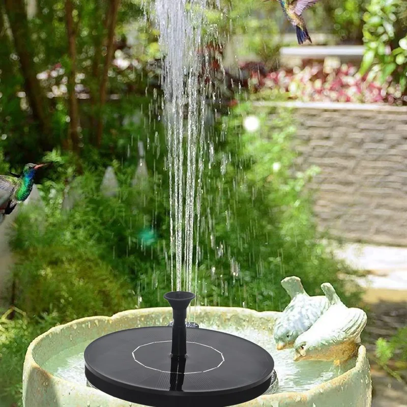 Solar Floating Pump Fountain Garden Waterfall Pool Pond Bird Bath Solar Panel Powered Fountain Water Pump Garden Decoration