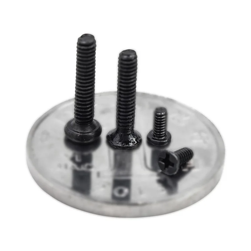 500Pcs 18ชนิด Flat Countersunk รอบหัว1.2/1.4/2.0มม.กรอบแว่นตาโน้ตบุ๊คสกรูสกรูขนาดเล็กชุดสกรูขนาดเล็กนาฬิกา