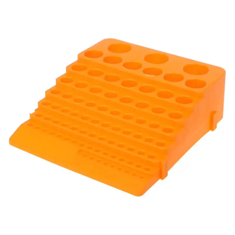 84 Holes Multifunctional Thickened Milling Cutter Reamer Drill Bit Storage Box Tool Accessories Organizer