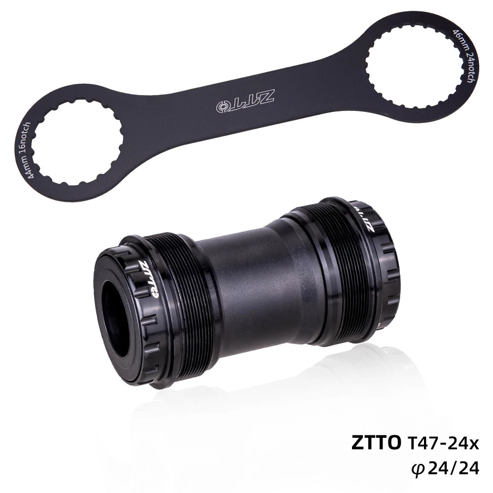ZTTO T47 Fiets Trapas En Installeren Tool 24 MTB Racefiets Crankstel DUB 29 30 mm Draad 47 68 73mm Shell Spline As - afbeelding 1