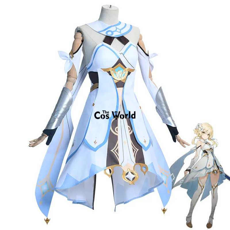 

Traveler Lumine Dress Uniform Outfit Games Cosplay Costumes