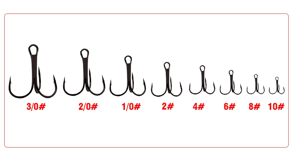 Carp Treble Fishing Hooks/Tackle/Accessories/Item Sea Carbon Steel Barbed Fishhook Super Sharp Set Of Triple/Fish/Stainless Hook