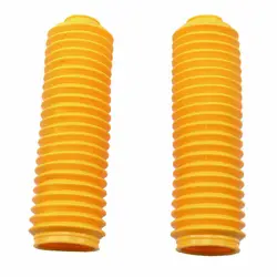 35mm Fork Rubber Boot Universal Motorcycles Yellow Dust Jacket Cover Custom