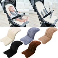 Winter Warm Baby Stroller Mat Soft Thicken Newborn Pram Seat Cushion Kids Infants Pushchair Diaper Pad for Baby Chair Mattress