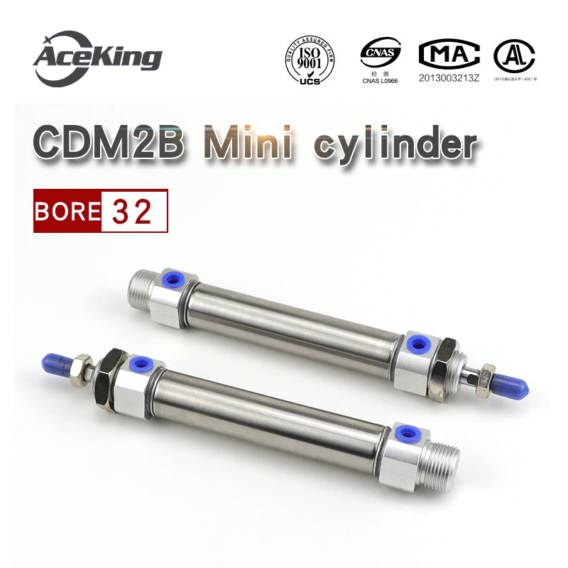 CDM2B32-25/50/75/100/125/150/175/200/225/250/275/300A Stainless steel mini cylinder CDM2L CDM2F CDM2B CDM2B32-25 CDM2B32-50