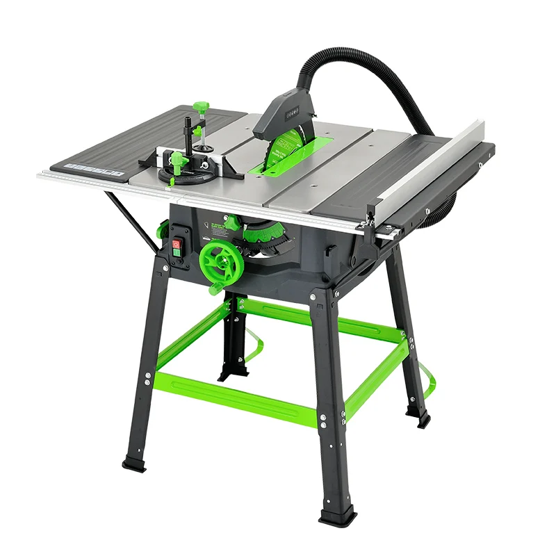 10 Polegada carpintaria multifunctionaltable viu corte machinecutting placa de ferro plástico perfil alumínio viu mitra serra ferramenta elétrica