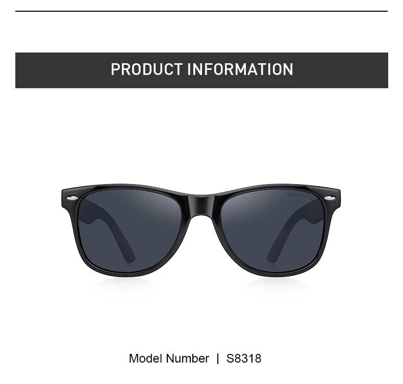 MERRYS DESIGN Men Polarized Sunglasses For Women Classic Retro Rivet Sunglasses For Driving Fishing Outdoor Shades S8318