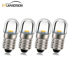 4 E10 P13.5S PR2 LED DC 3V 6V 4.5V 18V Máy 12V Thay Thế Đèn Pin 2835SMD Torch Bóng Đèn Vít Ren Cảnh Báo Trắng