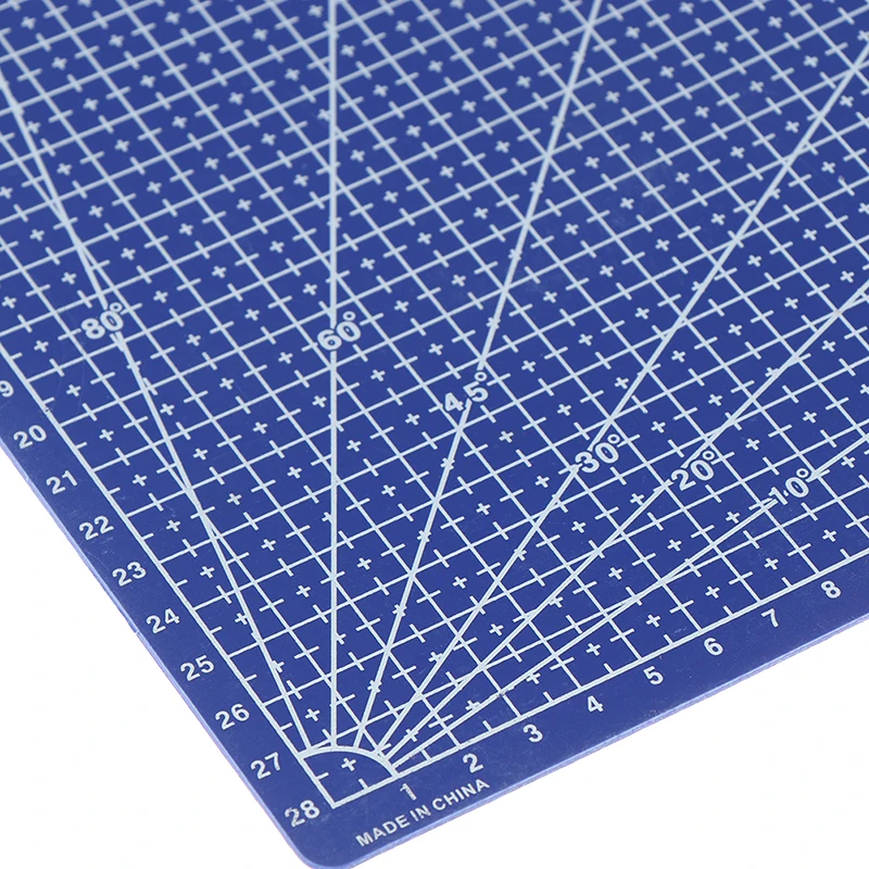 1Pcs A3 PVC Rectangular Grid Line Cutting Mat DIY Tool 45cm x30cm