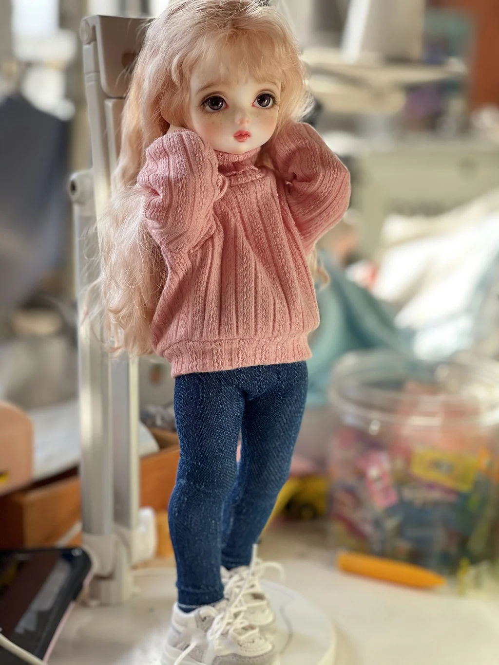 1/6 1/4 Scale BJD Clothes Cute Suit Sweater +  Pants Set Doll Outfit For BJD/SD YOSD MSD MDD Accessories C1396