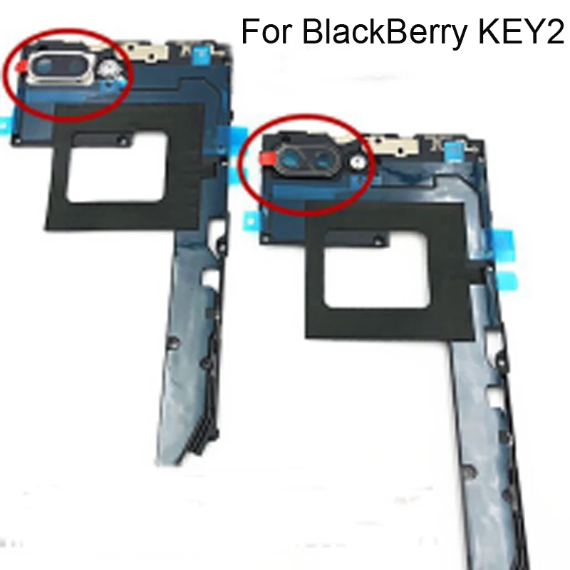 For BlackBerry KEY2 KEY Two BBF100-1, BBF100-2, BBF100-6 Back Frame Mid Chasis Case Cover on the Motherboard and Camera glass