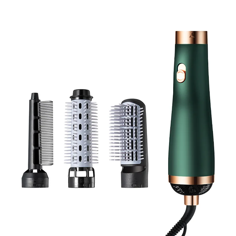 New Hot-Air Electric Hair Dryer Brush Salon One Step Straightener Curler Comb with Diffuser Professional Hair Styling Tools