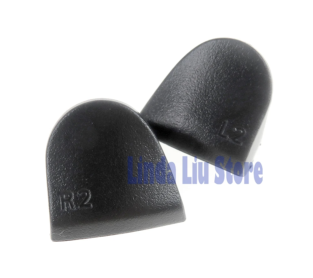 1Set Hitam L1 R1 + L2 R2 Gamepad Tombol Pemicu + Alat Pegas Suku Cadang Pengganti untuk PlayStation 5 untuk PS5 Gamepad Controller
