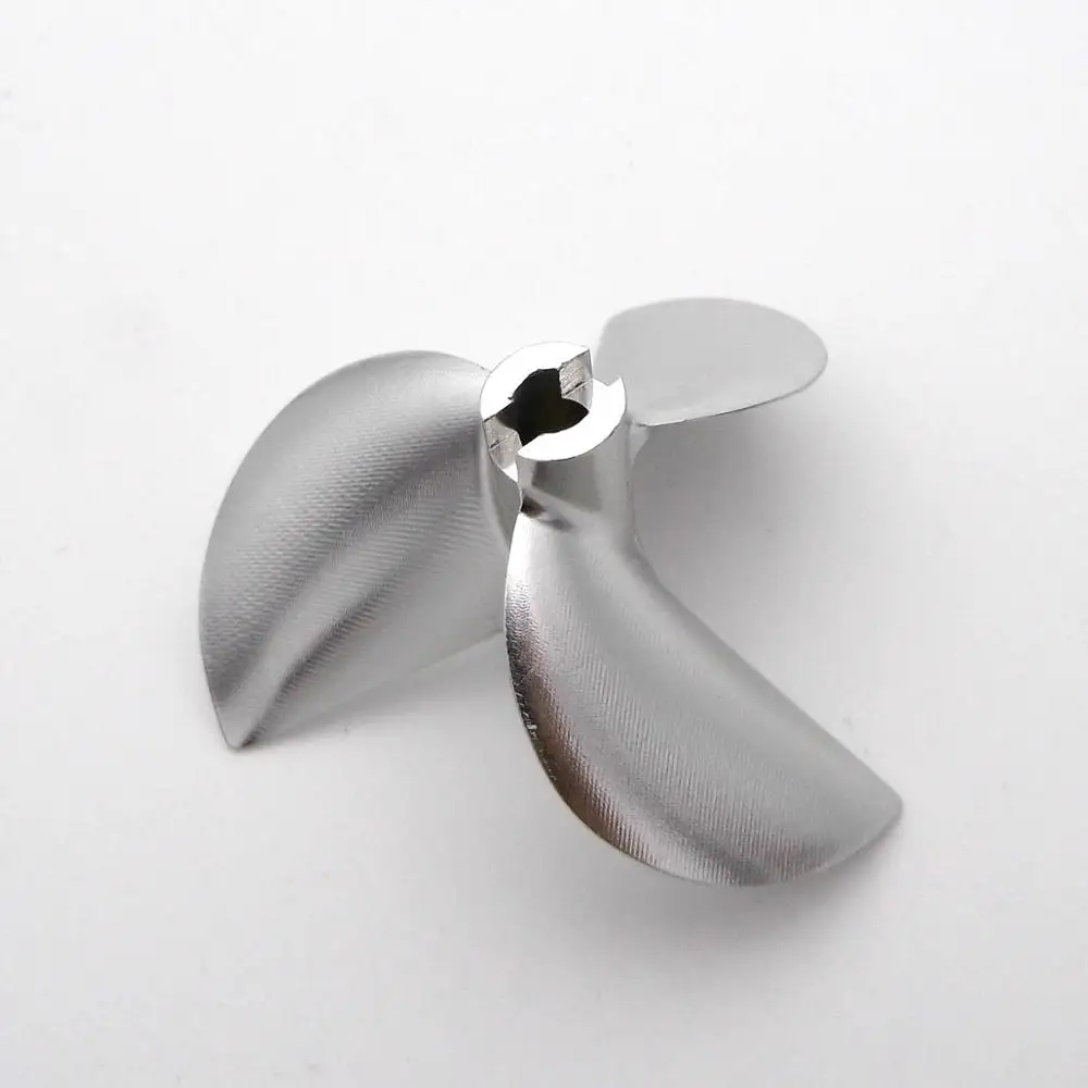 1PC CNC Metal 3-Blades Propeller 4mm 4.76mm 3/16\