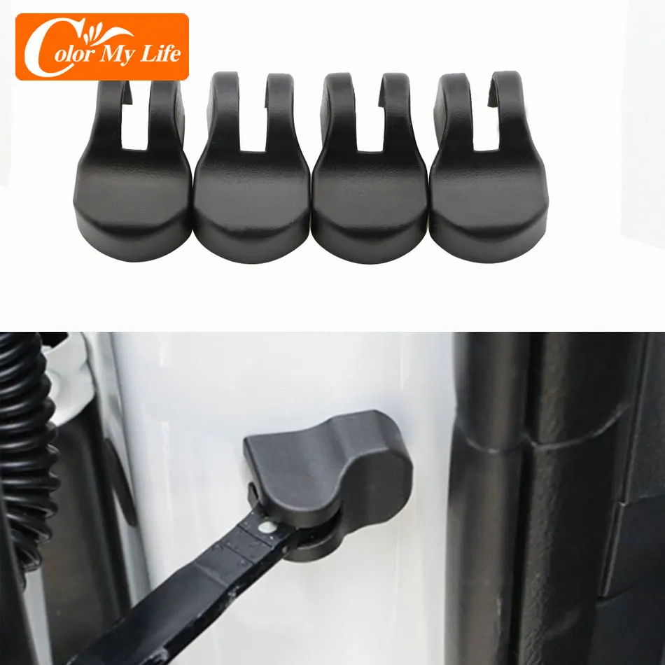 4Pcs/Set ABS Car Door Stopper Cover Doors Lock Covers for Kia Sportage SL 3 R Sportage3 SportageR 2011 - 2015 Accessories