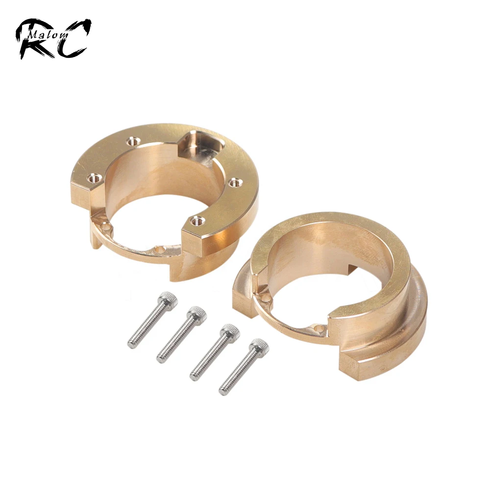 TRX4 Brass Counterweight Portal Drive Axle Housing Balance Weights for 1/10 RC Crawler TRX-4 TRX-6 G63 G500 Upgrade Part
