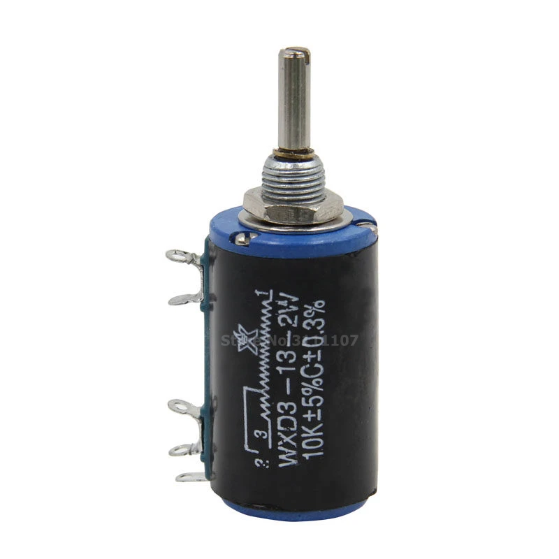 

WXD3-13-2W 10K ohm 10KR WXD3-13 2W Rotary side Rotary Multiturn Wirewound Potentiometer