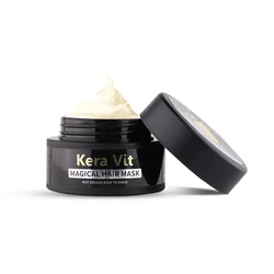 2 stücke Haar Maske Frau Lange Haare Tiefe Reparatur Magische behandlung haar maske feuchtigkeits nährende 5 sekunden 50ml Magische behandlung
