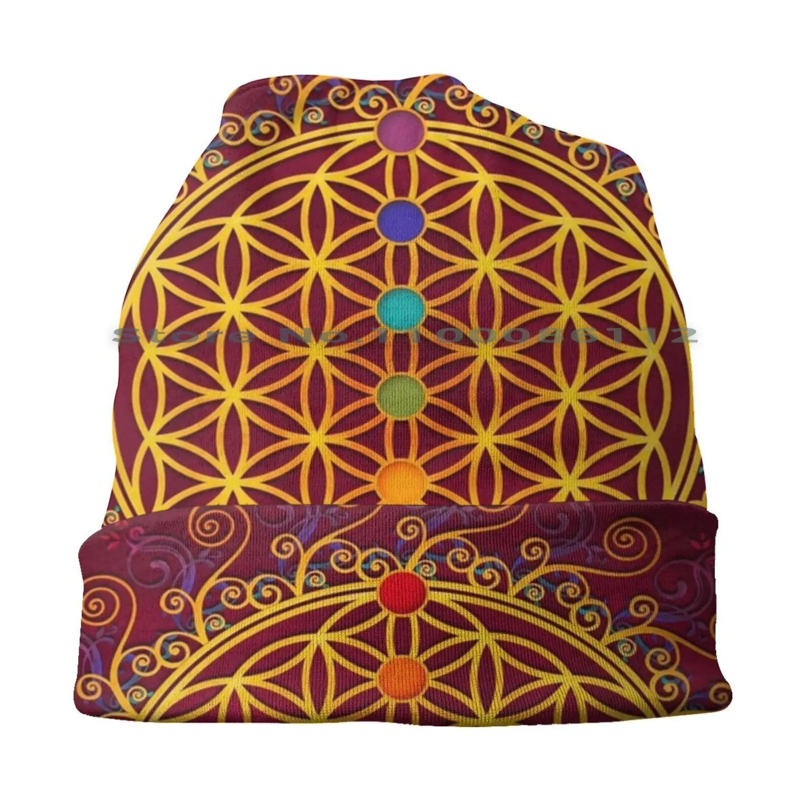 Flower Of Life , Chakras , Spirituality , Yoga , Zen , Bucket Hat Sun Cap Flower Of Life Awareness Ayurveda Buddha Buddhism