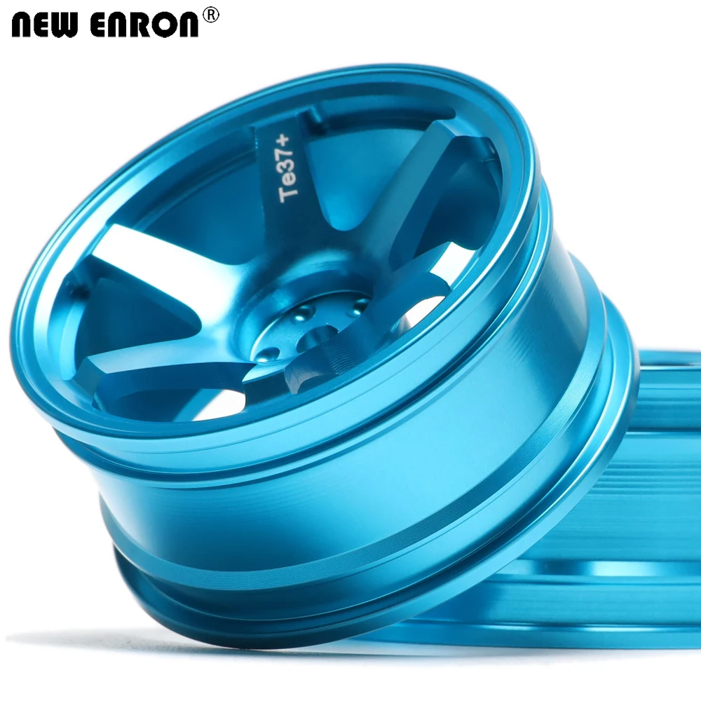 NEW ENRON Aluminum Alloy 6 Spoke 52MM Wheel Rims 4Pcs For RC Car 1/10 On-Road Drift Tamiya HPI Kyosho RedCat SAKURA Traxxas HSP