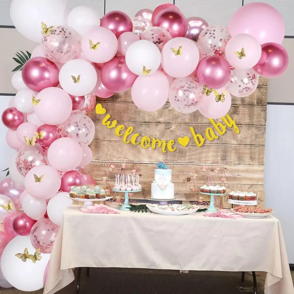 

PATIMATE 136pcs Macaron Balloons Party Decoration Baby Shower Birthday Balloon Decoration Wedding Birthday Baloon Garland Arch