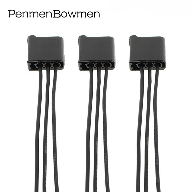 1 Set 3 Pin Auto Ignition Coil Electrical Cable Connectors Female Wire Harness Plug for Subaru FW-C-D3F-B DJ7038FA-2.3-21