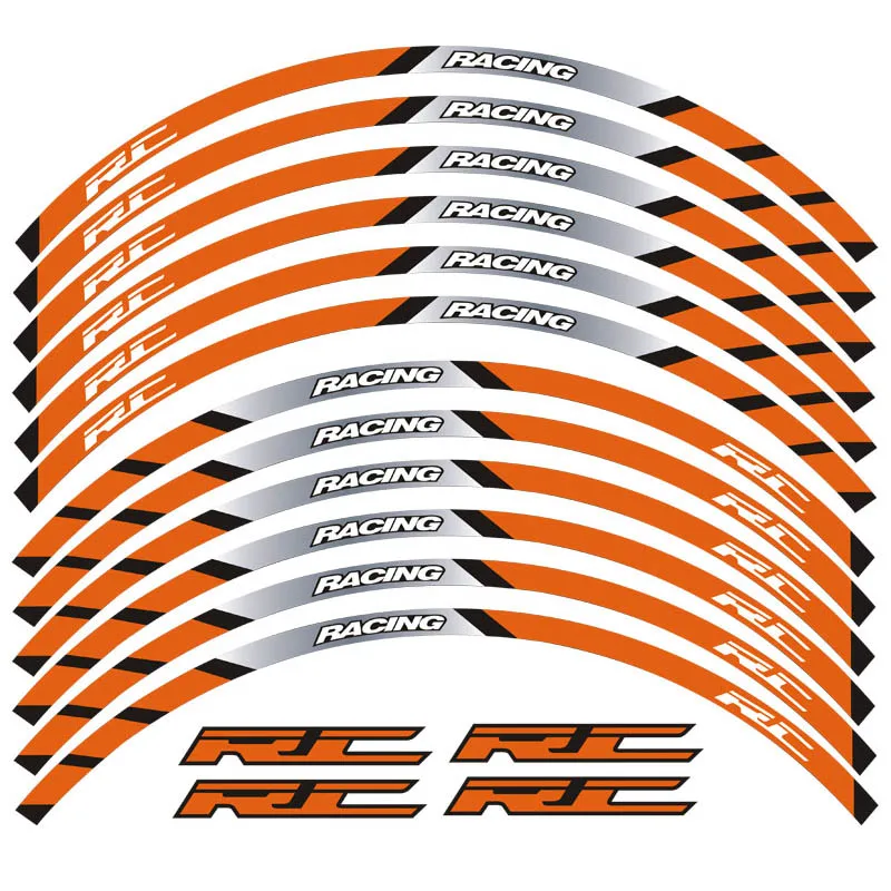 FOR KTM DUKE 125 150 200 300 390 790 990 1290 Motorcycle Parts Contour Wheel Decoration Decal Sticker