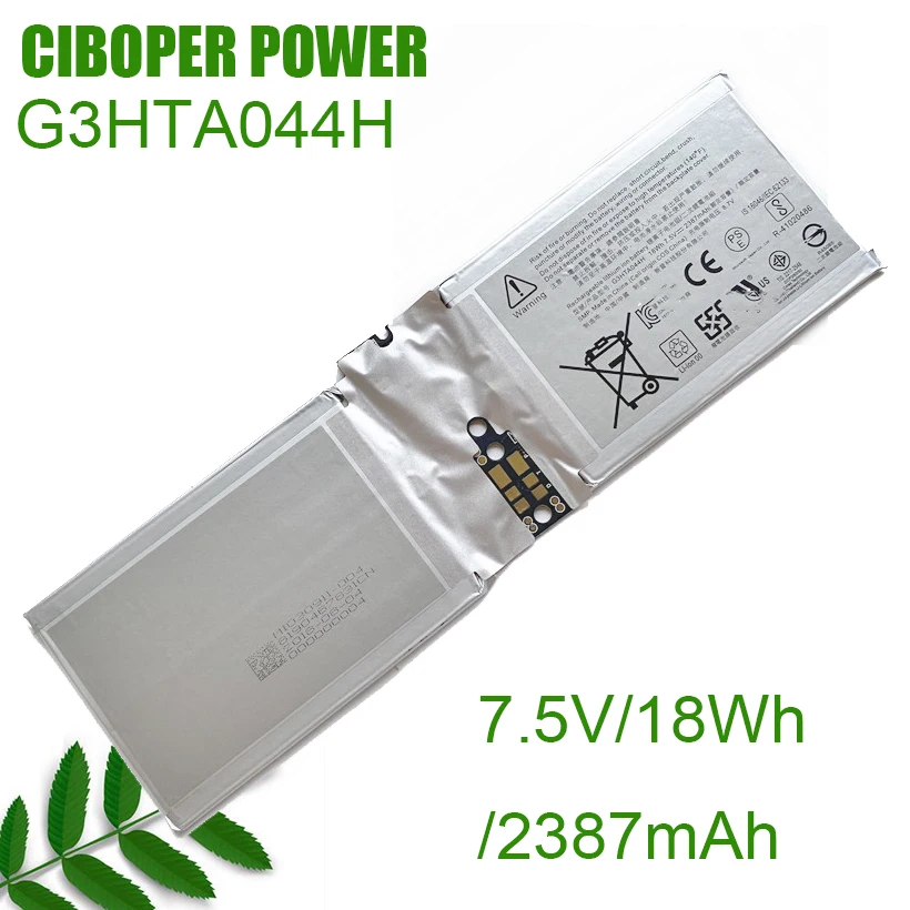 CP Original Tablet Battery G3HTA044H DAK822470K G3HTA020H 7.5V/18.0WH/2387mAh For Surface Book 1 1703 1704 1705 Screen Battery