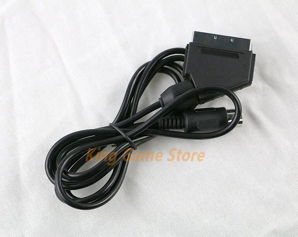 10pcs Good quality 6ft C-PIN NTSC RGB 1 MD Scart AV Cable Lead for Sega Genesis 1 Mega Drive MD1 Console