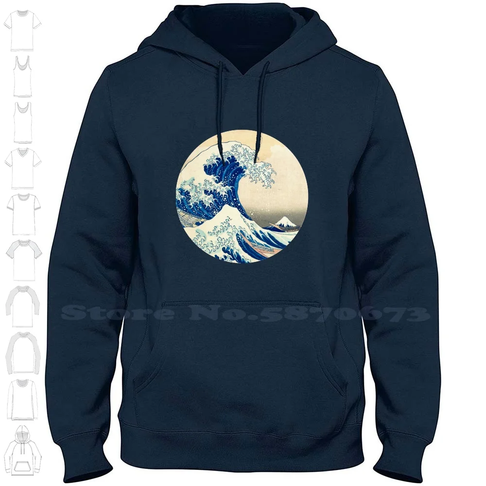 The Great Wave Off Kanagawa Hoodies Sweatshirt For Men Women Great Wave Kanagawa Retro Japan Classic Hokusai Tsunami Mount Fuji