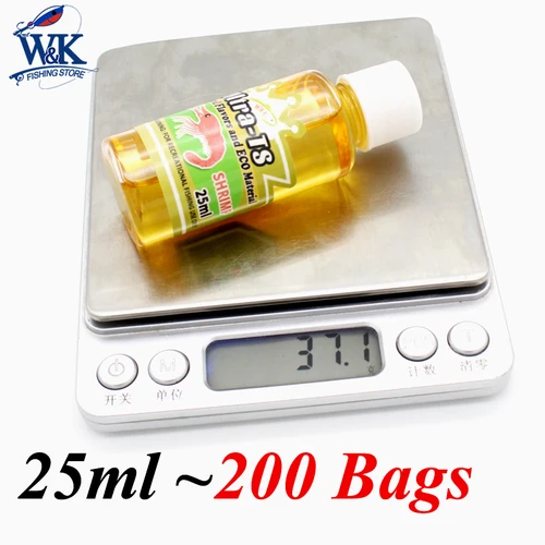 Imagen 2 del producto Señuelo de pesca con sabores de 25ml, sabor a calamar para señuelos blandos, Swimbaits, aromas de pescado, aditivo para aparejos de pesca DIY