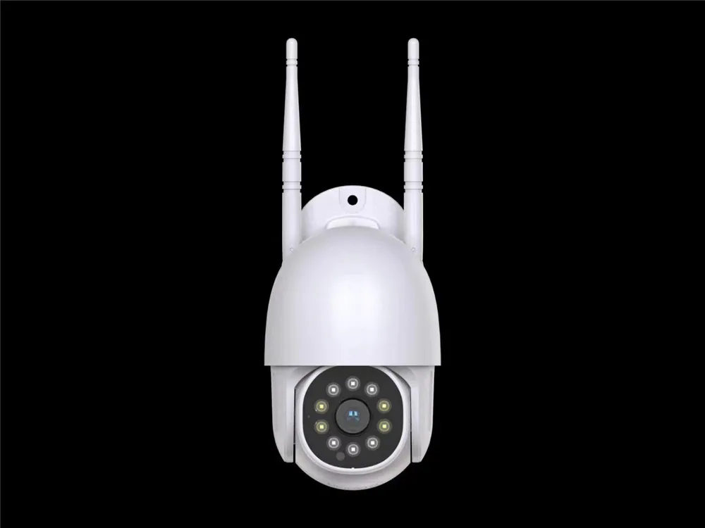 Kamera Dome IP PTZ Nirkabel 1080 Inci Tahan Air Luar Ruangan 2MP 1.5 P Siang Malam Monitor CCTV Keamanan Rumah Penuh Warna