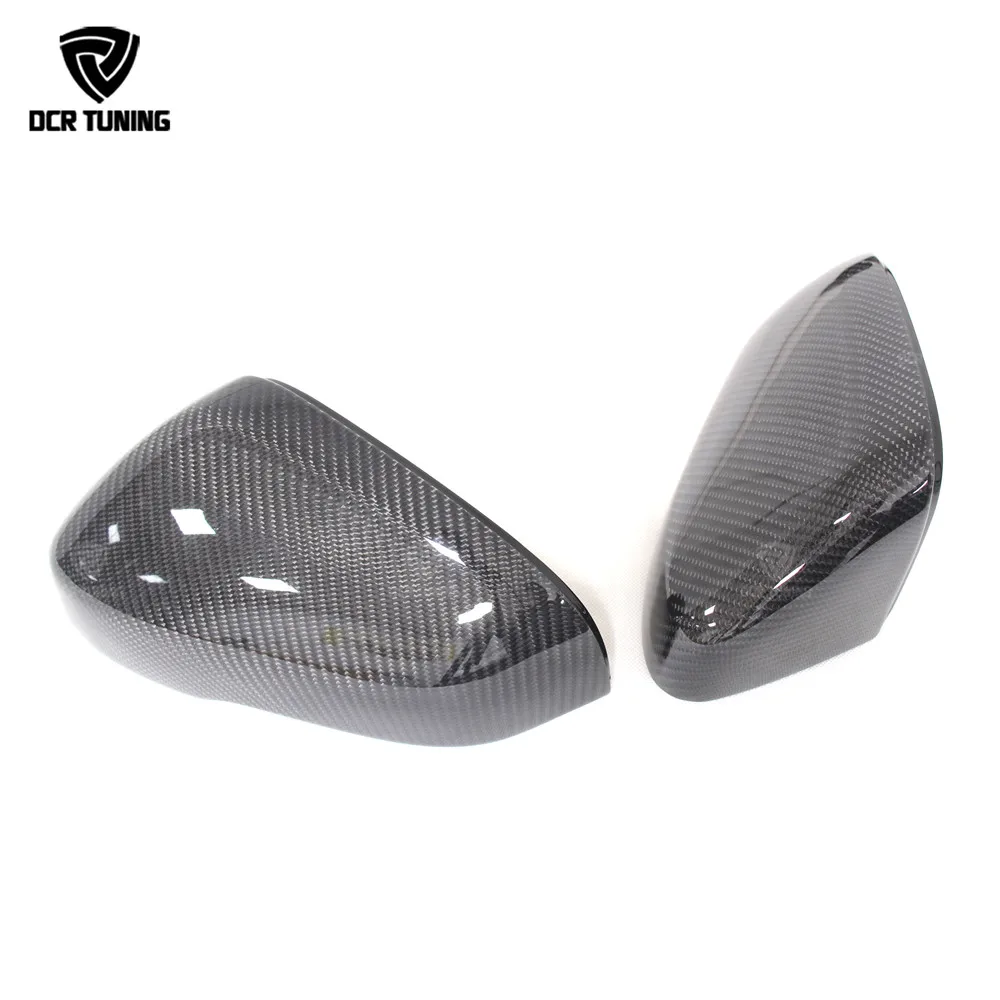 For Volvo V40 V60 S60 2012 2013 2014 2015 2016 2017 Carbon Mirror Cover Replacement Style Carbon Fiber Rear View Mirror cover