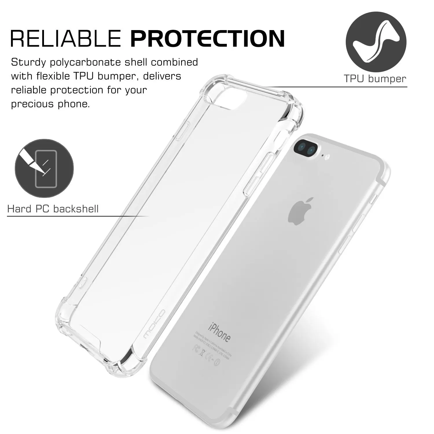 Capa de telefone de silicone transparente, iphone x, xs, 11 pro max, se, 6, 6s, 7, 8 plus, x, 5S, 7plus, 8 plus, 2020