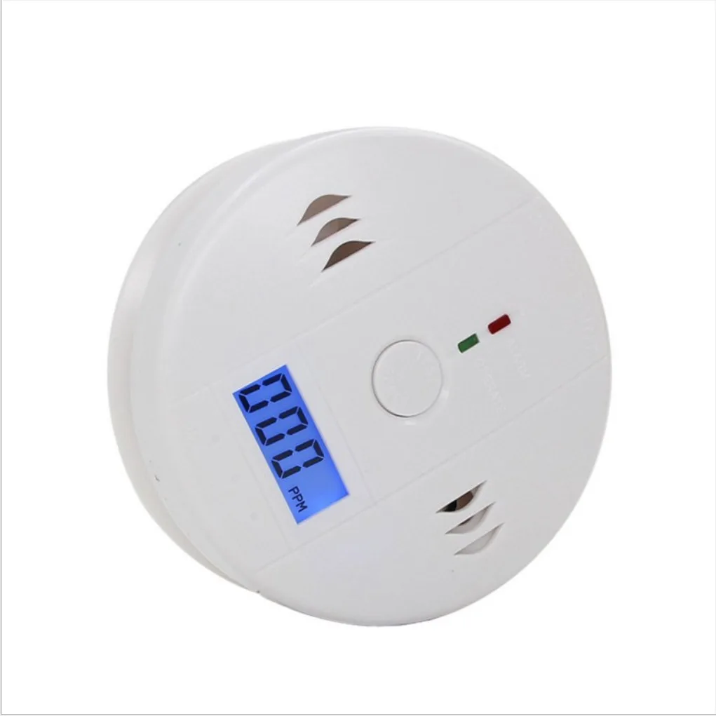Detection alarm LCD CO Sensor Work Alone Built In 85dB Siren Sound Warning Alarm Detector