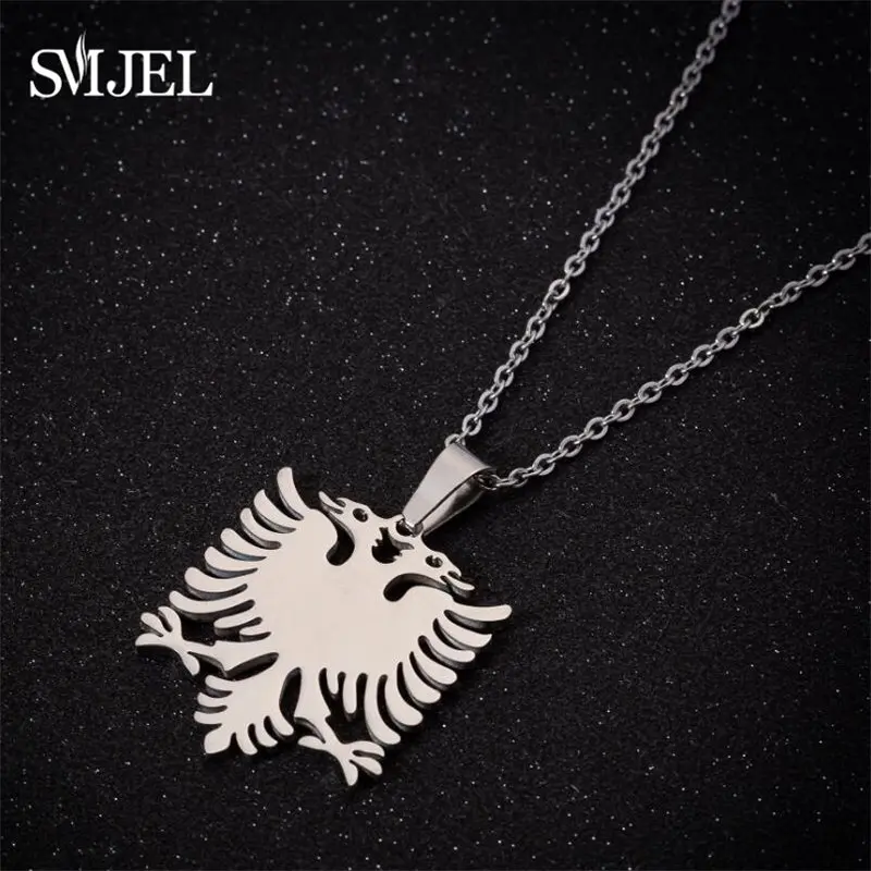 SMJEL Wild Dieren Ketting Roestvrij Staal Kolibrie Kettingen Leuke Eagle Phoenix Zwaluw Vogels Ketting Collares