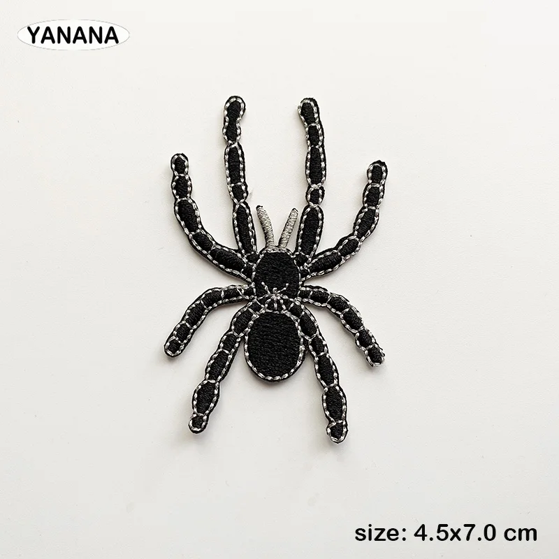 spider icon Patch Embroidery Patches For Clothing  Animal Iron On Patches On Clothes Watermelon Sticker