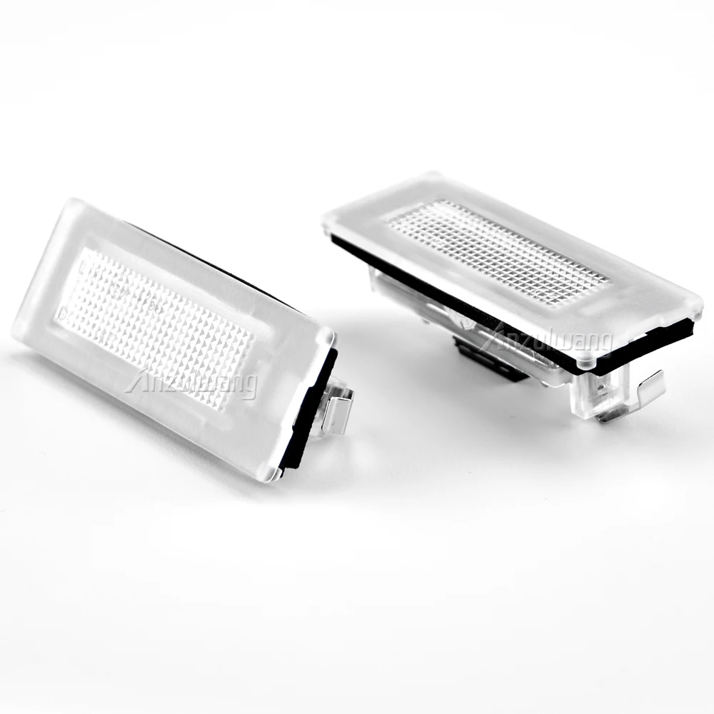 2Pcs LED License Number Plate Light For Fiat Ducato Bus Kasten For Peugeot Boxer Bus Kasten For Citroen Jumper Bus Kasten 06-20