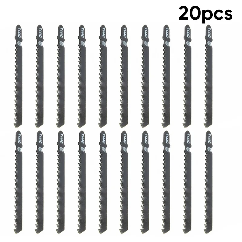 20pcs T144D Jig Saw Blades HCS Cutter Wood Cutting For Festool Hacksaw Jig Saw Blade Set Cutting Tool For Home DI