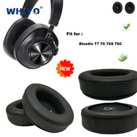 New Upgrade Replacement Ear Pads for Bluedio T7 T6 T6S T6C Headset Parts Leather Cushion Velvet Earmuff Earphone Sleeve Cover